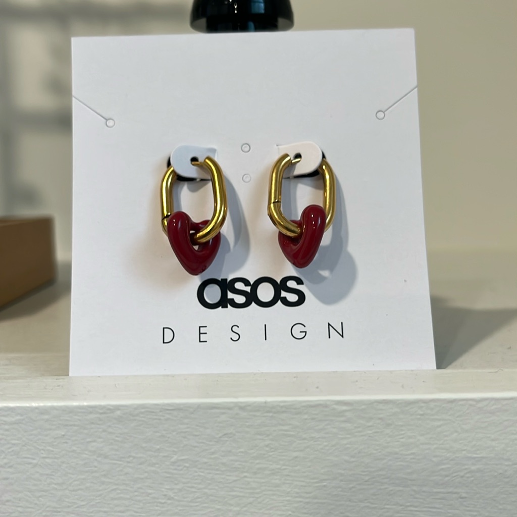 Nwt Heart Earrings